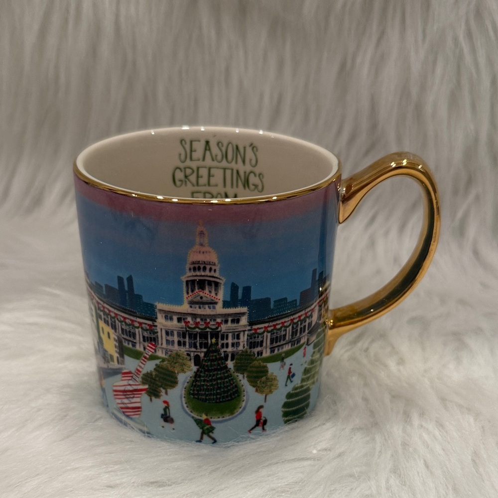 Anthropologie Holiday in the City Mug 2024 Austin